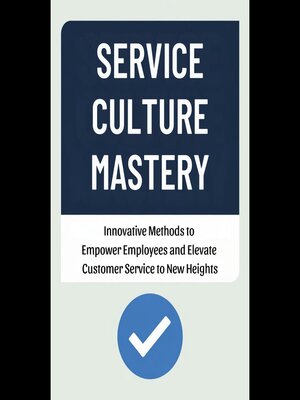 cover image of Service Culture Mastery